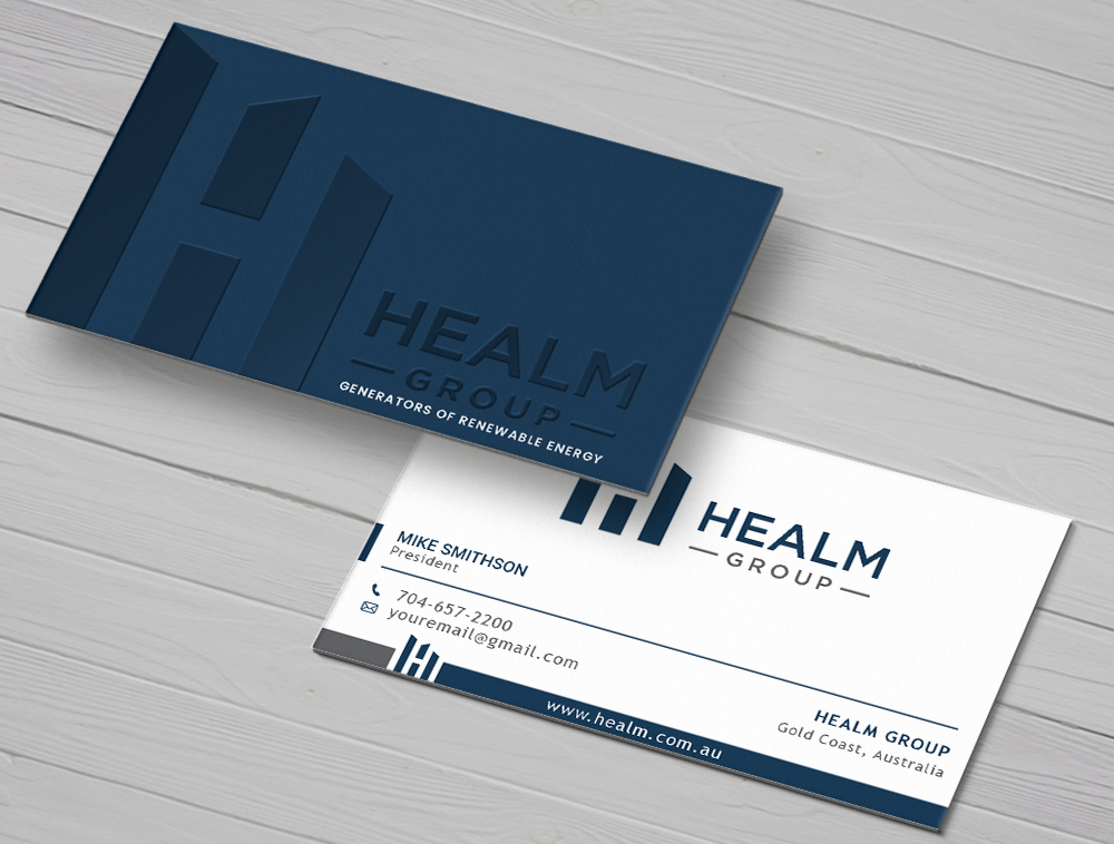 Healm Group logo design by Niqnish