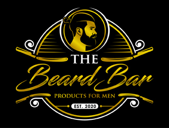 The Beard Bar logo design by MAXR