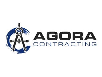 Agora Contracting logo design by kunejo