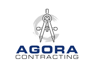 Agora Contracting logo design by kunejo