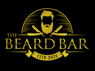 The Beard Bar logo design by DreamLogoDesign