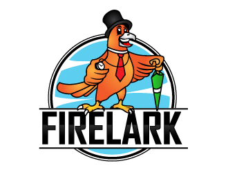 Firelark logo design by Suvendu