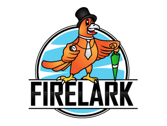 Firelark logo design by Suvendu