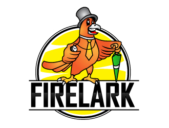 Firelark logo design by Suvendu