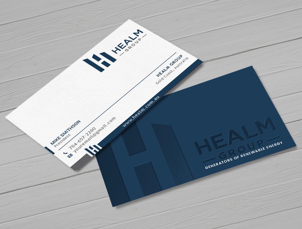 Healm Group logo design by Niqnish