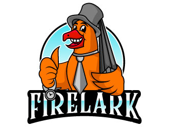 Firelark logo design by Suvendu