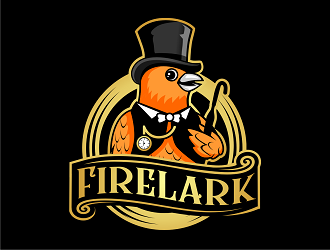 Firelark logo design by haze