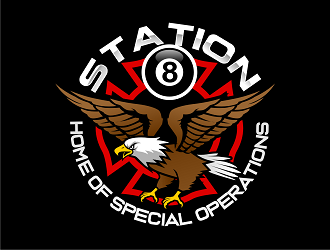 Station 8 logo design by haze