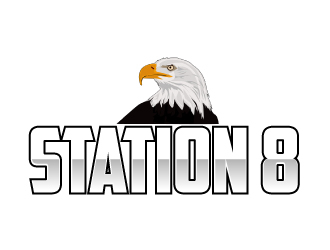 Station 8 logo design by AamirKhan