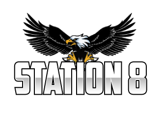 Station 8 logo design by AamirKhan