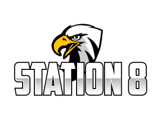 Station 8 logo design by AamirKhan