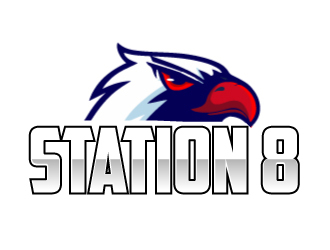 Station 8 logo design by AamirKhan