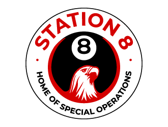 Station 8 logo design by Ultimatum