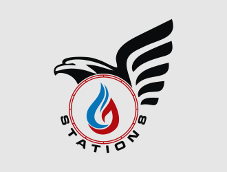 Station 8 logo design by azizah