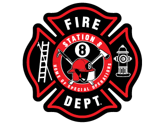 Station 8 logo design by IanGAB