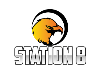 Station 8 logo design by AamirKhan