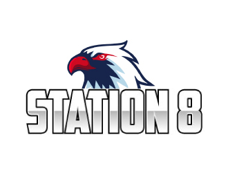 Station 8 logo design by AamirKhan