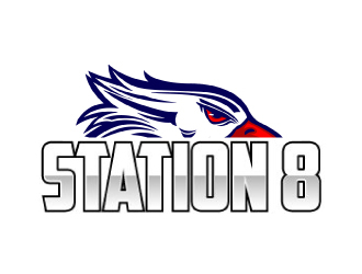 Station 8 logo design by AamirKhan