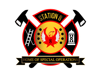 Station 8 logo design by pilKB