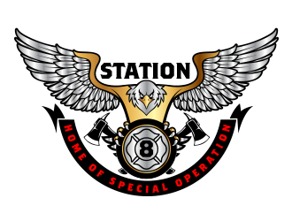 Station 8 logo design by scriotx