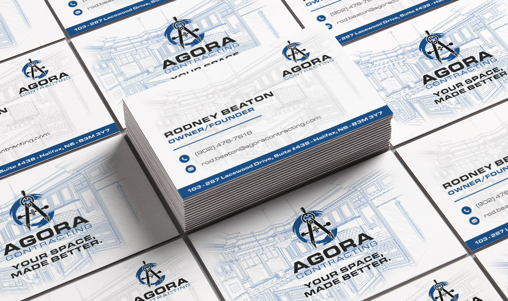 Agora Contracting logo design by Frenic