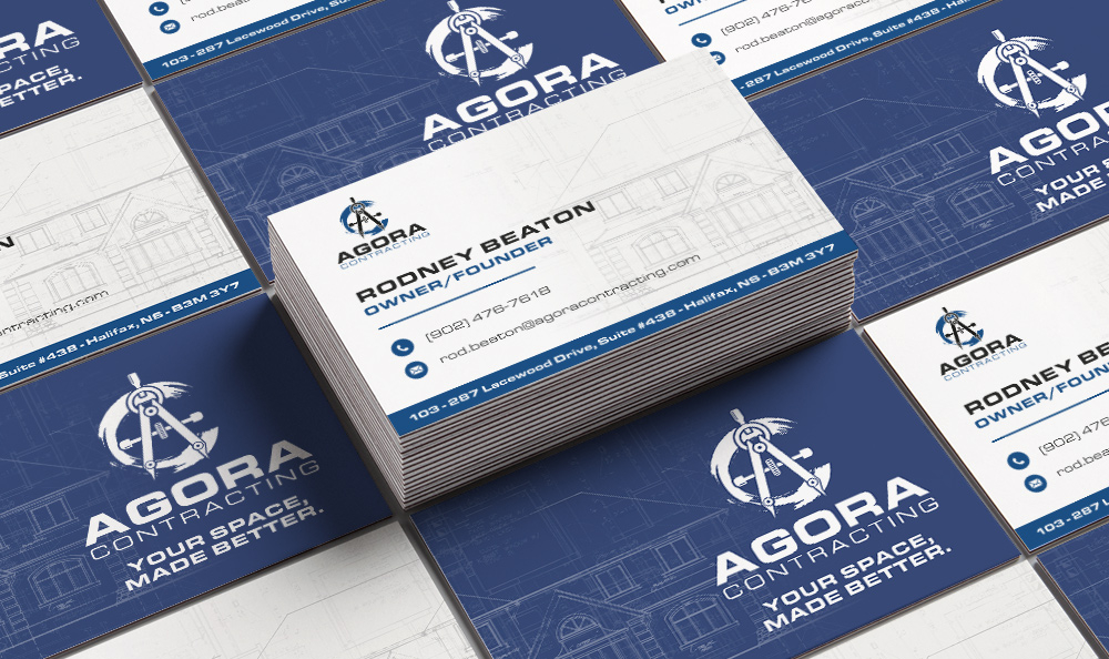 Agora Contracting logo design by Frenic