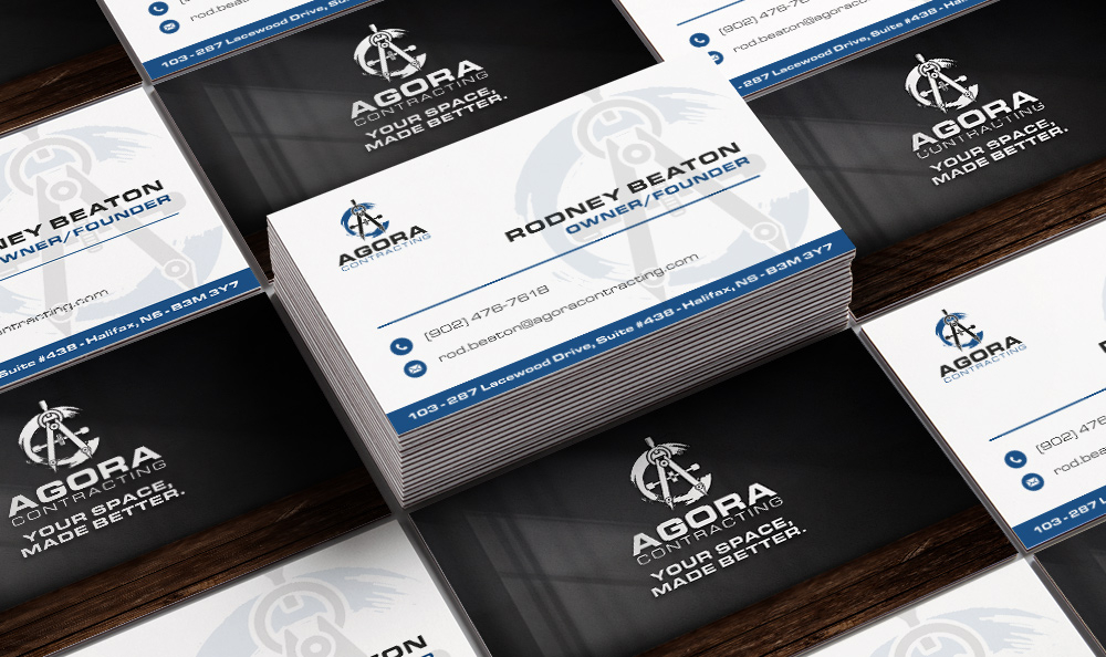 Agora Contracting logo design by Frenic