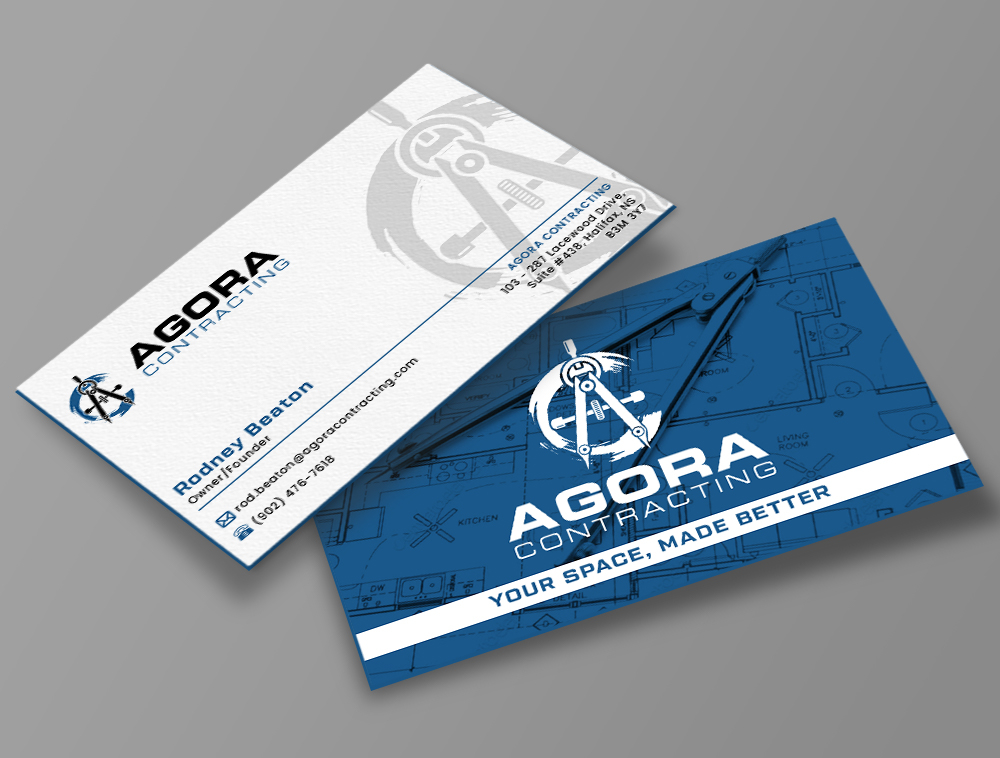 Agora Contracting logo design by Niqnish