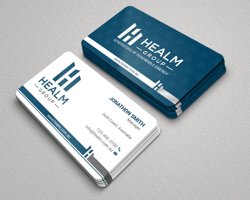 Healm Group logo design by Boomstudioz