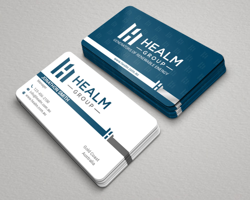 Healm Group logo design by Boomstudioz