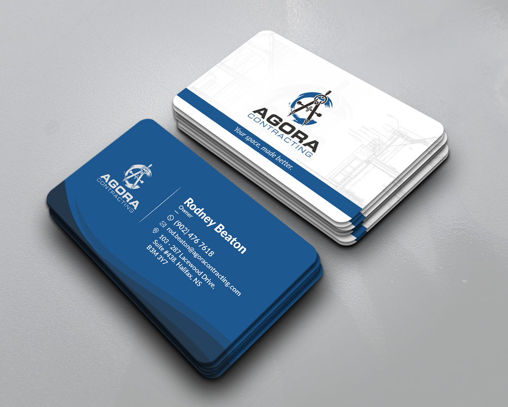 Agora Contracting logo design by Ulid