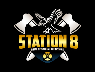 Station 8 logo design by Moon