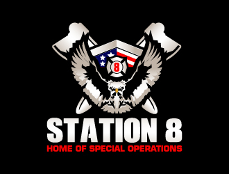 Station 8 logo design by Moon