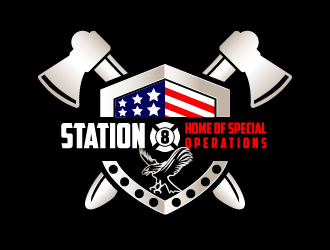 Station 8 logo design by Moon