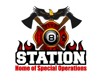 Station 8 logo design by Suvendu