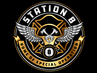 Station 8 logo design by scriotx