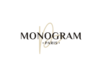 MONOGRAM Paris logo design by muda_belia