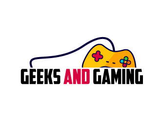 Geeks and Gaming logo design by AamirKhan