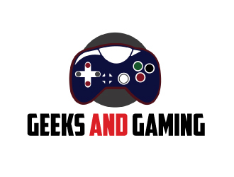 Geeks and Gaming logo design by AamirKhan