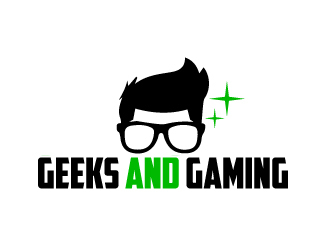 Geeks and Gaming logo design by AamirKhan