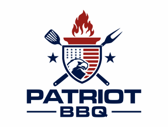 Patriot BBQ  logo design by hidro