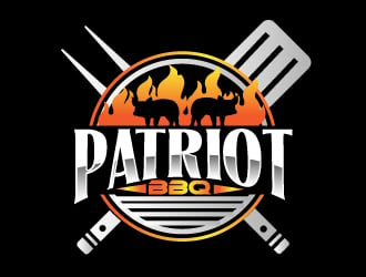 Patriot BBQ  logo design by AamirKhan