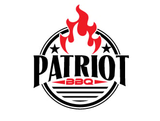 Patriot BBQ  logo design by AamirKhan