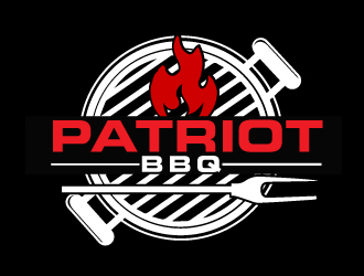 Patriot BBQ  logo design by AamirKhan