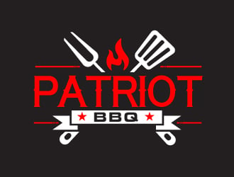 Patriot BBQ  logo design by AamirKhan