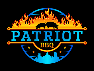 Patriot BBQ  logo design by Ultimatum