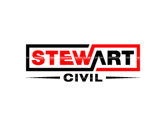 Stewart Civil logo design by pambudi