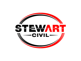 Stewart Civil logo design by pambudi