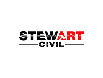 Stewart Civil logo design by pambudi