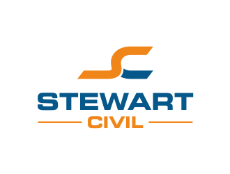 Stewart Civil logo design by Girly